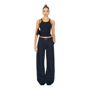 RE/DONE SUPER WIDE leg TROUSER JEANS SZ 27 dark wash denim 30” waist